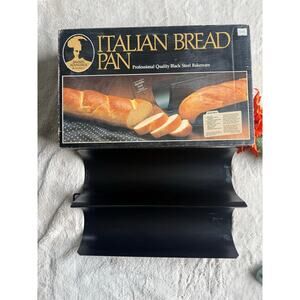 Vintage Bakers Advantage Italian Bread Pan Steel with Box